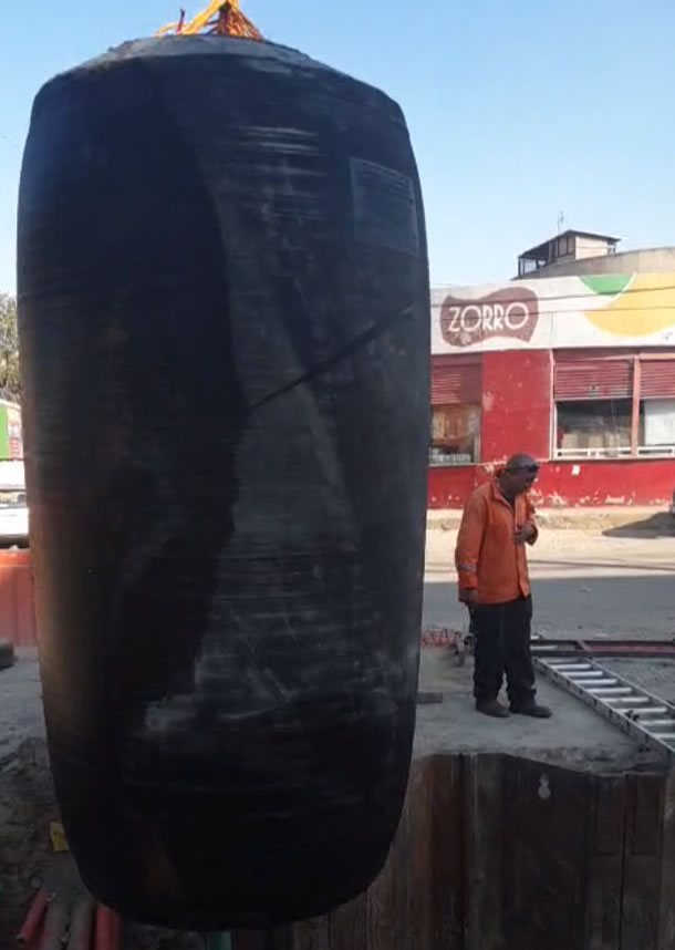 Uso de Tapón Inflable de 72pulgada en Ciudad de México